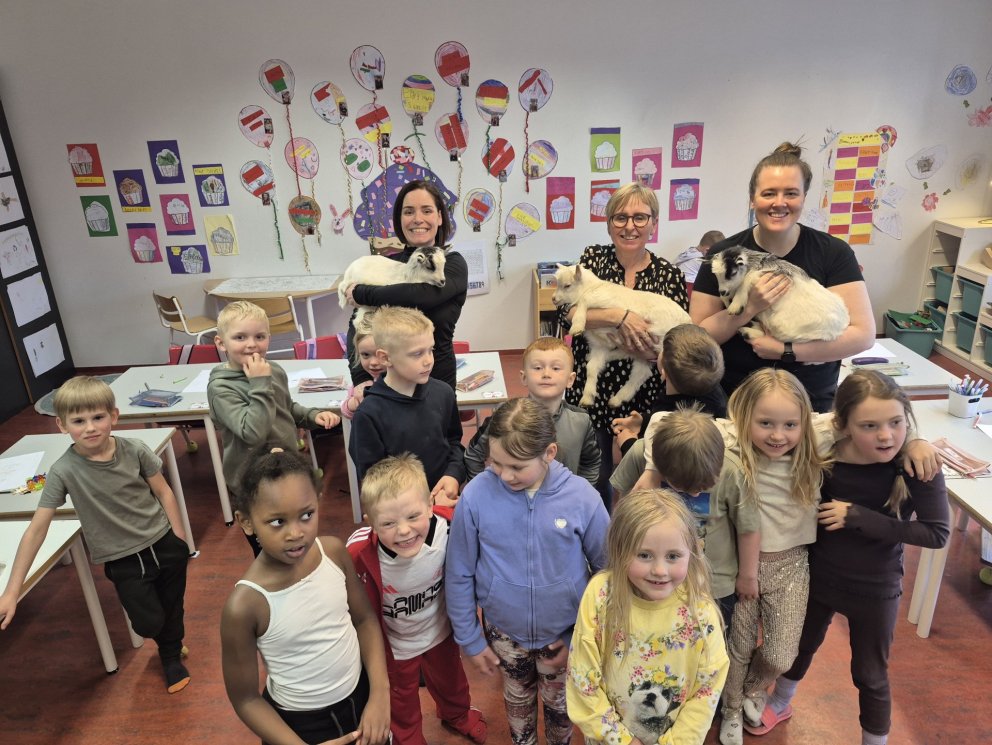 Kiðlingar í heimsókn