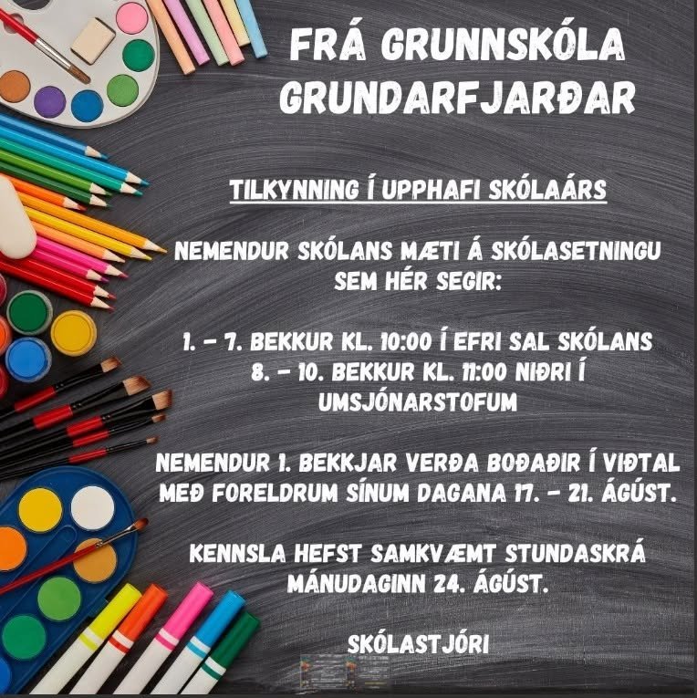 Skólasetning