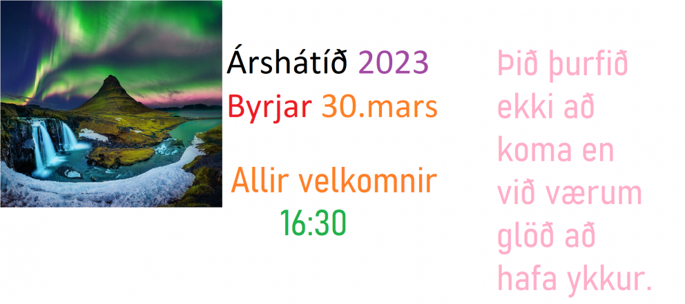 Árshátíð