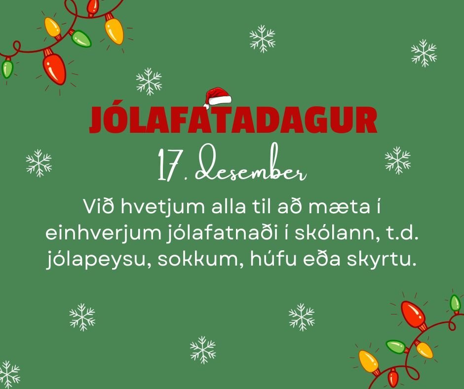 Jólafatadagur