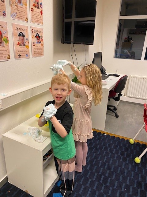 Sjóræningjahátíð á degi leikskólans