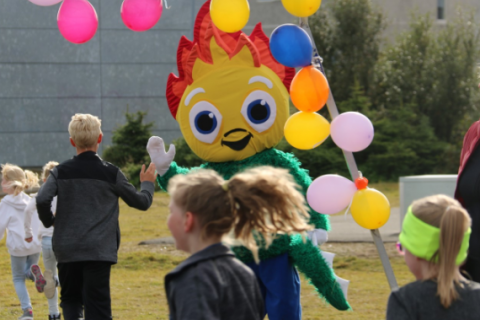 Göngum í skólann og Ólympíuhlaup ÍSÍ