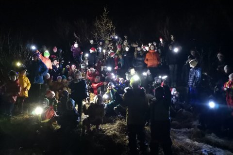 Vasaljósaganga/jólapeysudagur