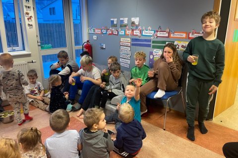 Heimsókn á leikskólann