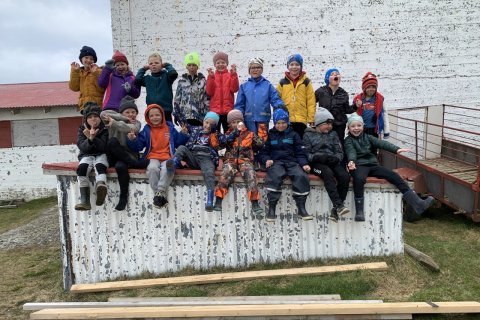 1. bekkur í sveitaferð